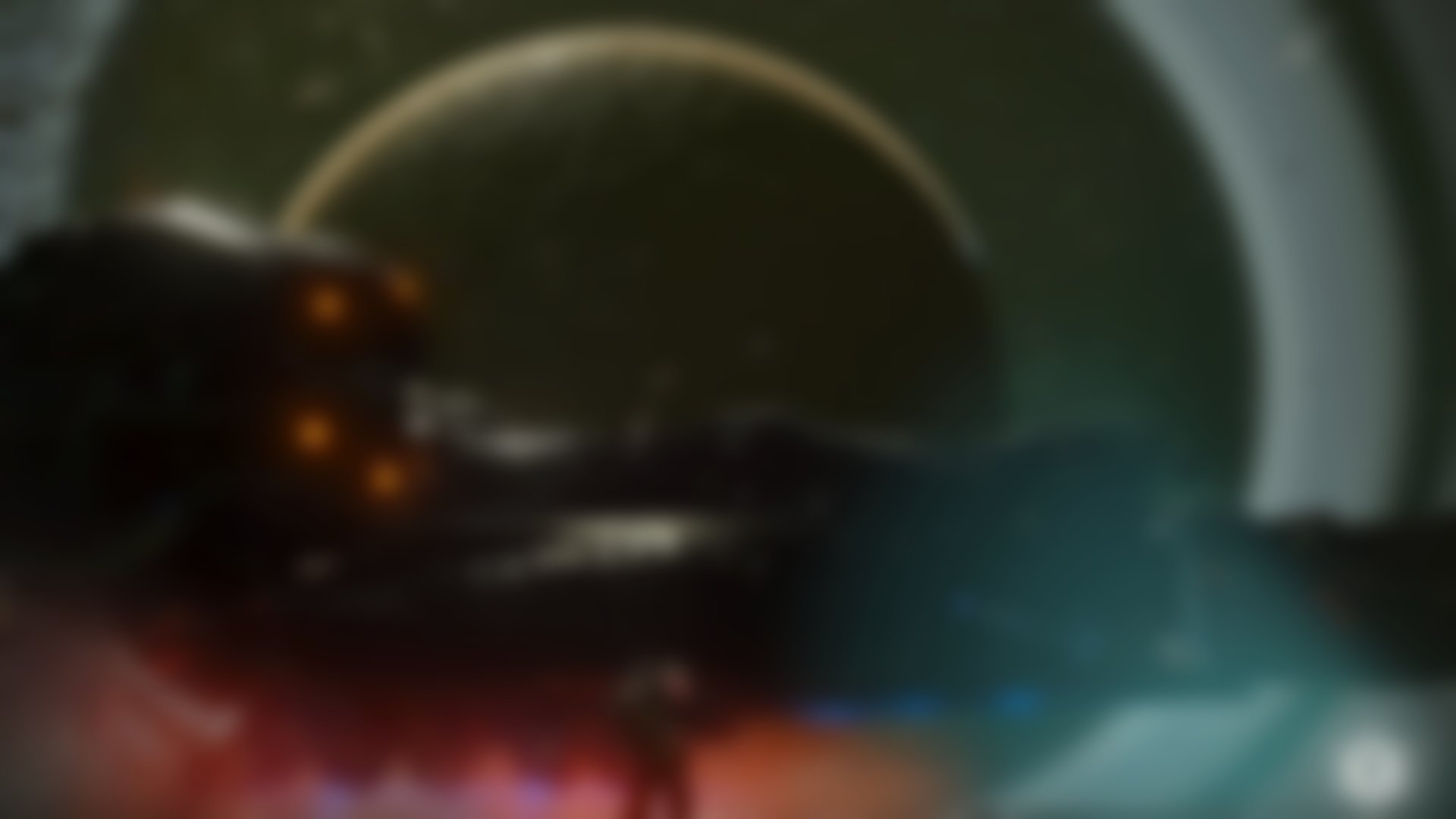 Atmospheric key art for FORSAKEN's haunted deep-space theme, tying into the update's new trader and memento systems. Image: Hello Games.
